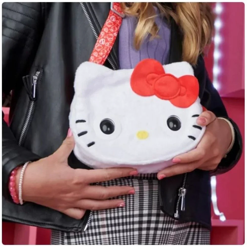 NEW Hello Kitty Purse Pets w/ 30 Sounds Blinking Eyes Crossbody Bag EASTER GIFT